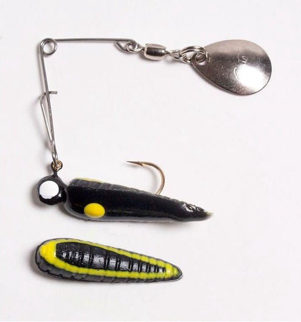 Betts Spin 1/32 Value Pack Grub Black/Yellow Stripe - MarineQuest Supply