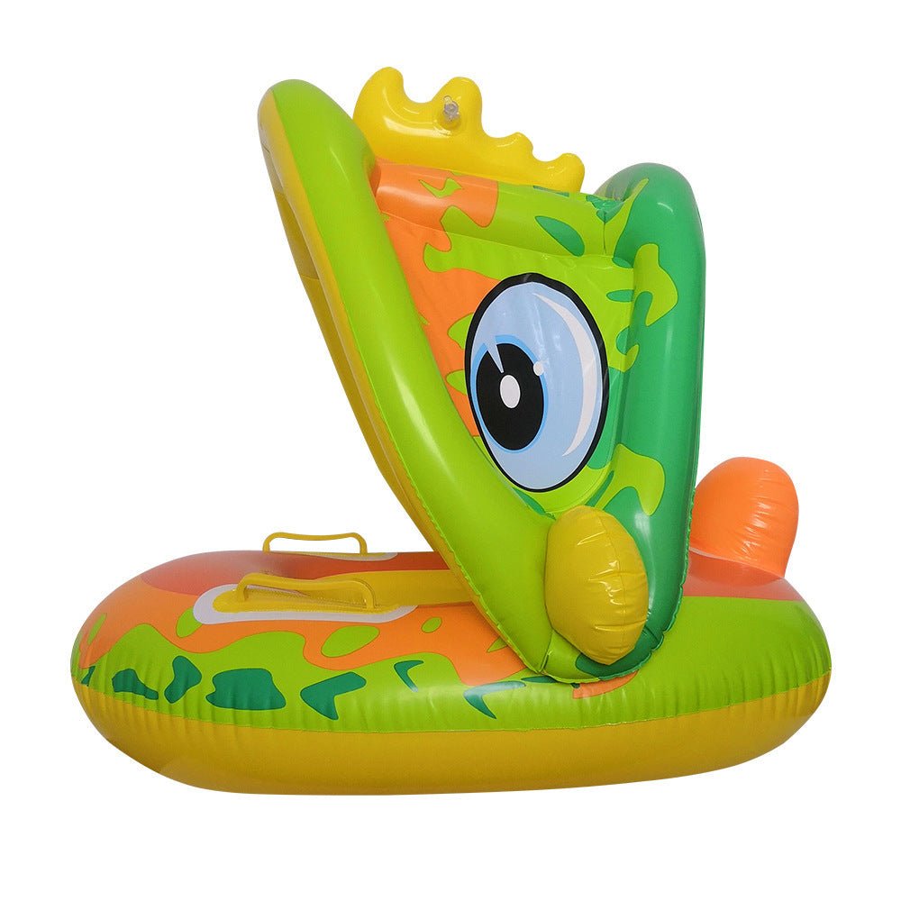 Childrens Swimming Rings Inflatable Detachable Canopy Seat Ring Pvc Baby Swimming Ring Childrens Bath Tub With Sunshade Toys - MarineQuest Supply