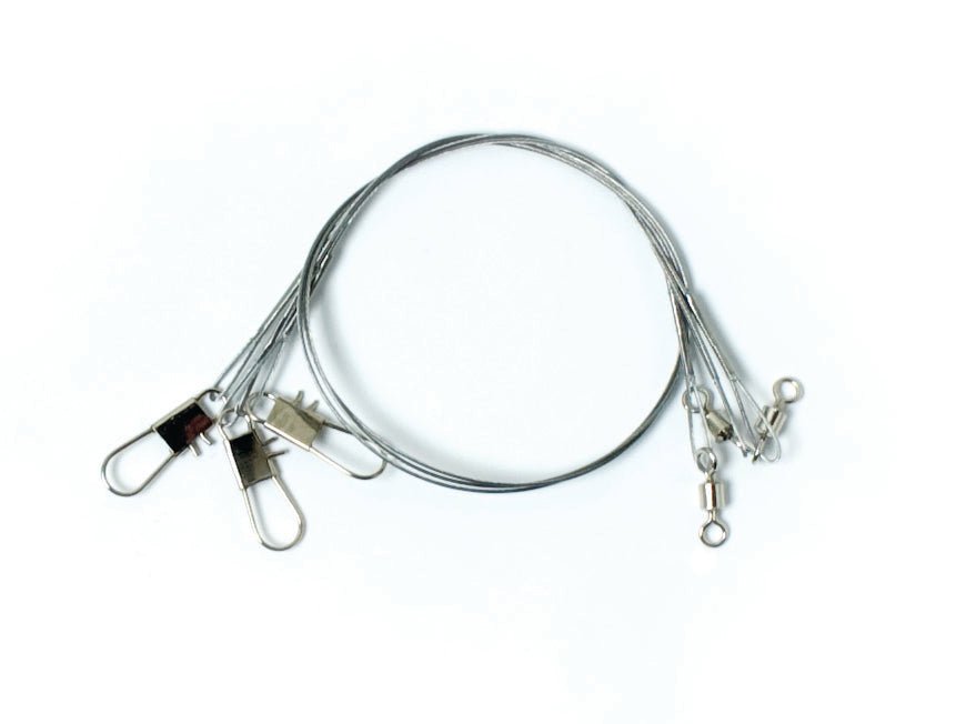 Eagle Claw Bright Steel Leader 3ct 12" 30lb - MarineQuest Supply