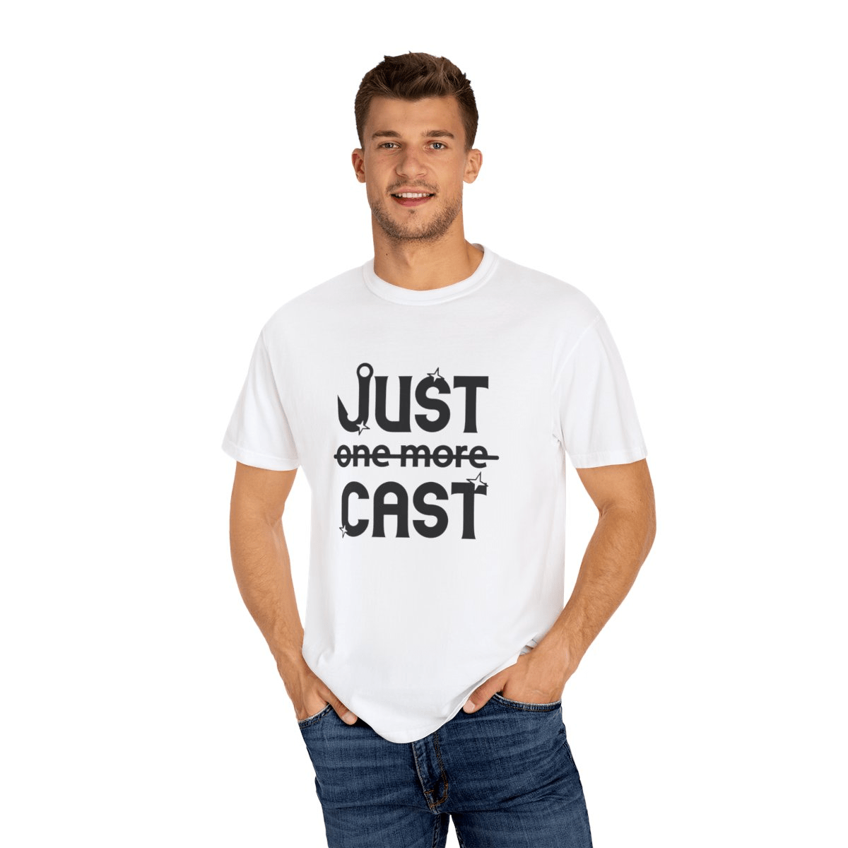 Elevate Your Style with Our Just Cast Print Garment - Dyed T-shirt - MarineQuest Supply