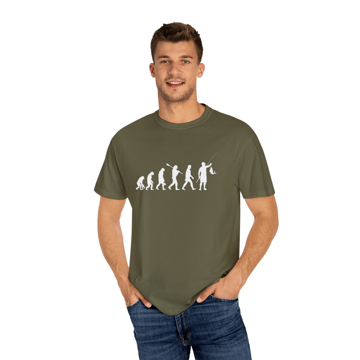 Explore the Evolution of Angler: Unisex Garment - Dyed T-shirt - MarineQuest Supply