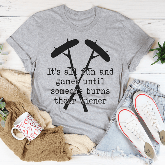 It's All Fun And Games Camping Tee - MarineQuest Supply