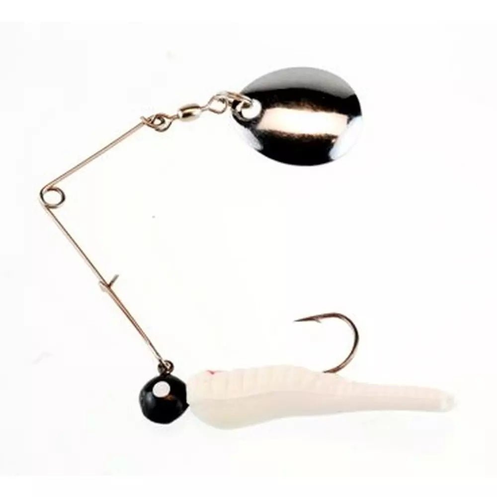 Johnson Beetle Spin®1/16oz White Red Dot - MarineQuest Supply