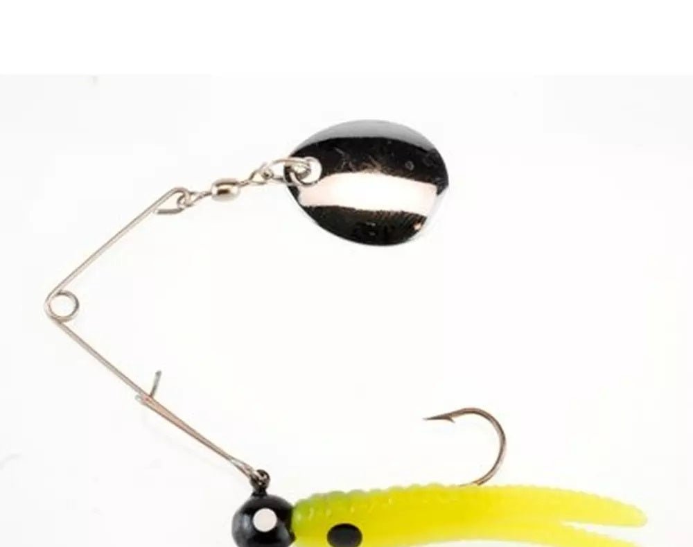 Johnson Beetle Spin®1/4oz Chartreuse/Black Spots - MarineQuest Supply
