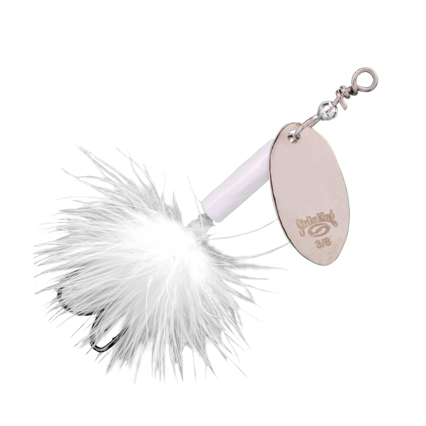 Strike King Bitsy Spinner 1/4 oz White - MarineQuest Supply