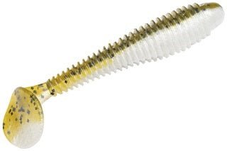 Strike King Rage Swimmer 3.75in 7ct Green Pumpkin Pearl Belly - MarineQuest Supply