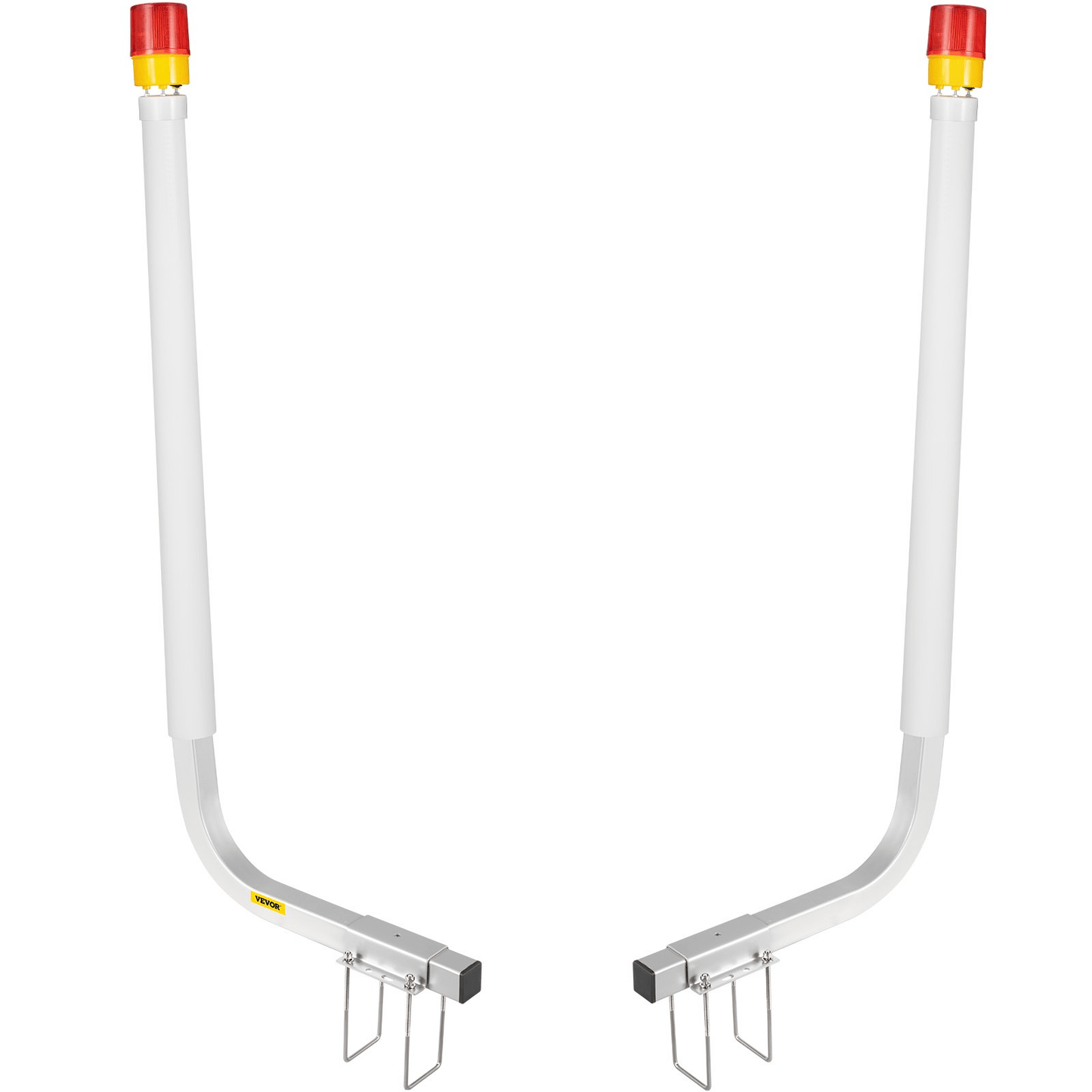 VEVOR Boat Trailer Guide - on, 40", 2PCS Steel Trailer Post Guide on, with LED - Lighted PVC Tube Covers, Mounting Hardware Included, for Ski Boat, Fishing Boat or Sailboat Trailer - MarineQuest Supply