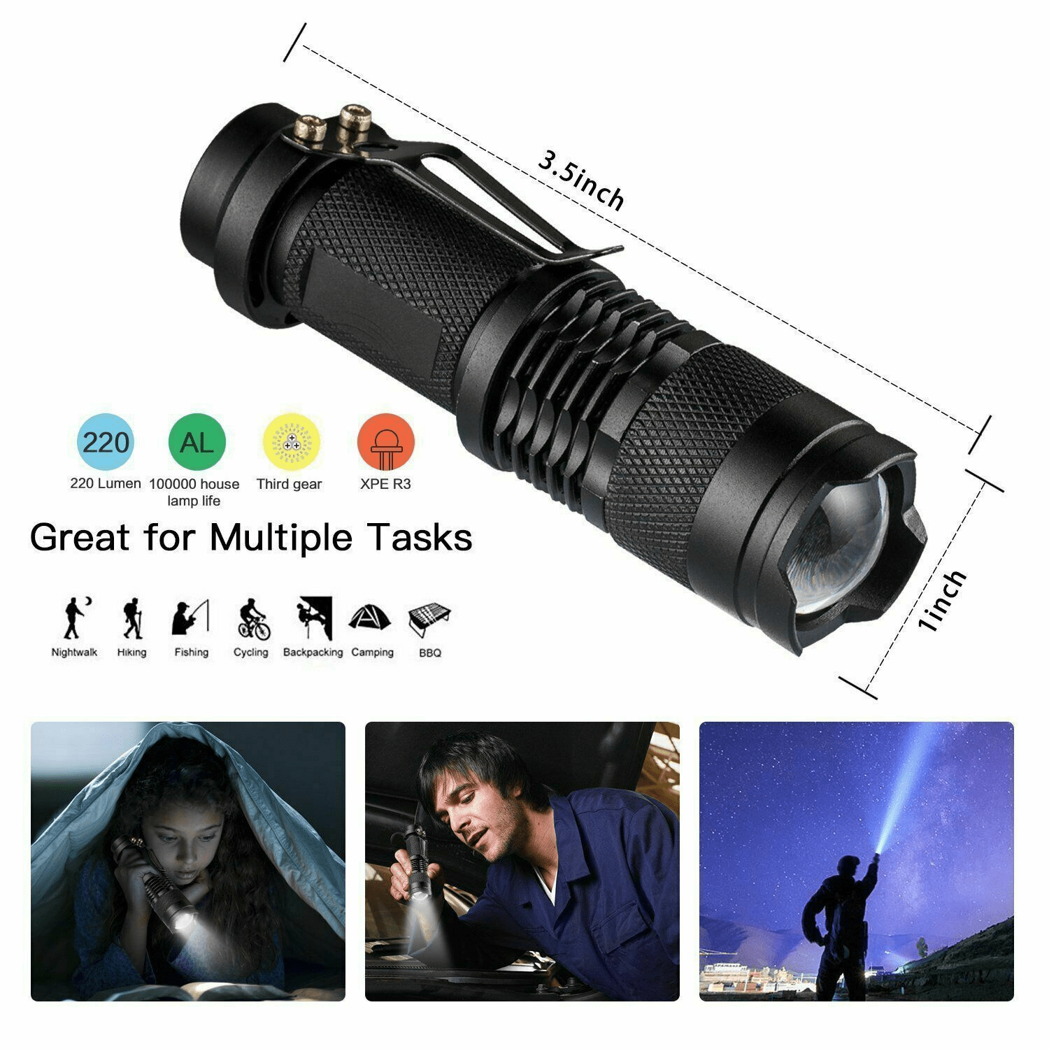 14 in 1 Outdoor Emergency Survival And Safety Gear Kit Camping Tactical Tools SOS EDC Case - MarineQuest Supply