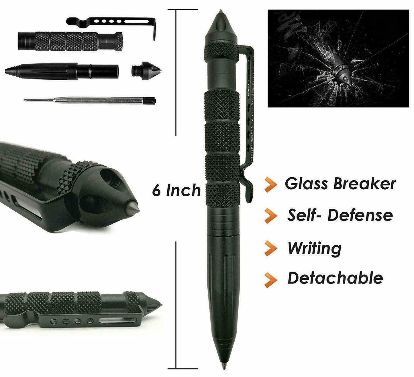 14 in 1 Outdoor Emergency Survival And Safety Gear Kit Camping Tactical Tools SOS EDC Case - MarineQuest Supply