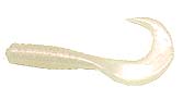 Action Bait 4in Curly Grubs 12pk Pearl - MarineQuest Supply