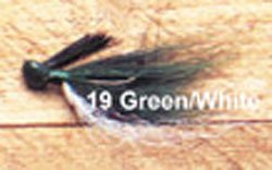 Arkie Bucktail 1/4oz 12/cd Green/White - MarineQuest Supply
