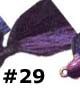 Arkie Bucktail 1/4oz 6/cd Black/Purple - MarineQuest Supply