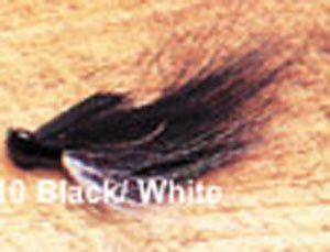 Arkie Bucktail 1/4oz 6/cd Black/White - MarineQuest Supply