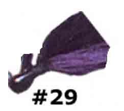 Arkie Rubber Jig 1/4oz 6/cd Black/Purple - MarineQuest Supply