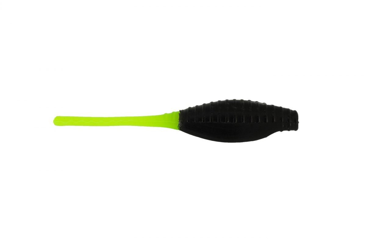 Bass A Pro Tiny Shad 2in 15ct Black Chart Tail - MarineQuest Supply