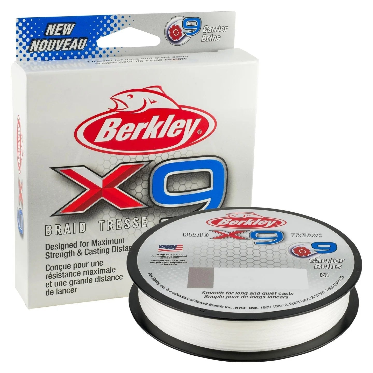 Berkley Superline x9 Braided Crystal 40lb 164yds - MarineQuest Supply