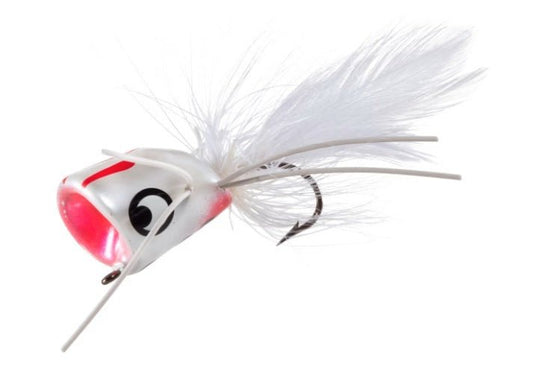 Betts Bass Bug White/White Size 1/0 - MarineQuest Supply