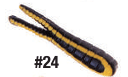 Betts Exxtra Bait 1.5in Split 5ct Black/Yellow - MarineQuest Supply