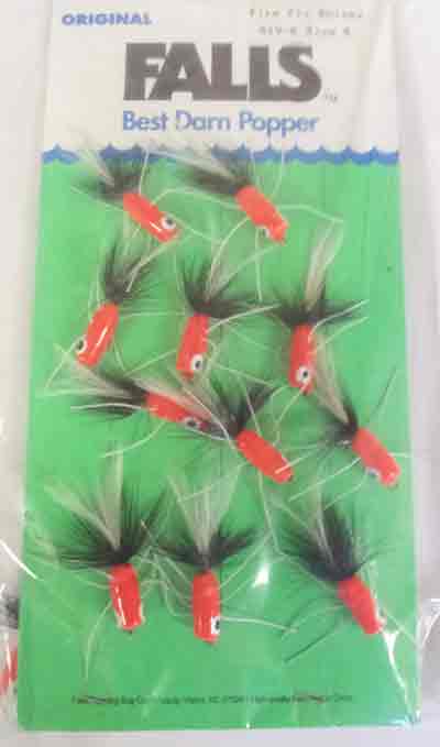 Betts Falls Fly Orange/Black Size 8 12/card - MarineQuest Supply