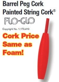 Betts Flo - Glo Peg Cork Sz 1 3ct Zip Bag - MarineQuest Supply