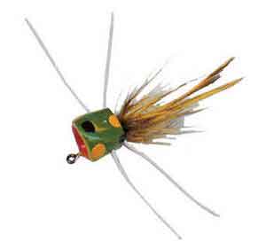 Betts Frugal Frog Size 4 Frog/Black/Chartreuse - MarineQuest Supply
