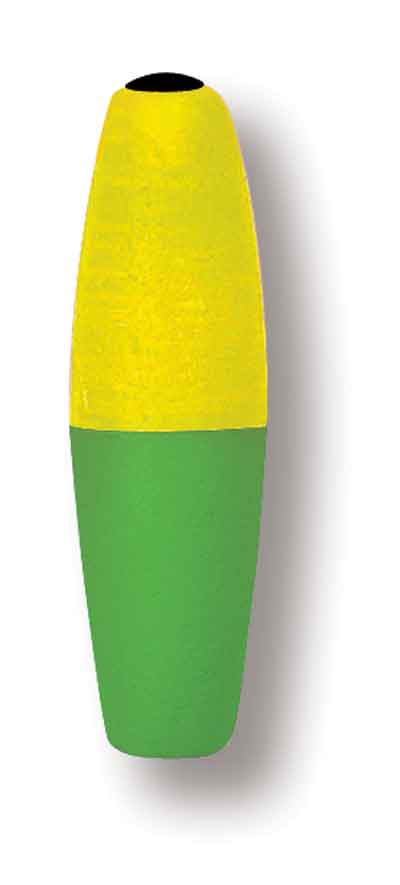 Betts Mr Crappie Slippers 2.00in 3ct Cigar Yellow/Green - MarineQuest Supply
