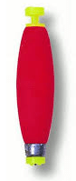 Betts Slipn Grip Float 2.5in Cigar 2ct Zip Bag Red/Yellow - MarineQuest Supply