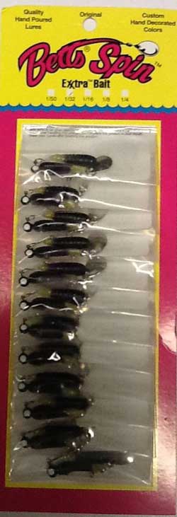 Betts Spin 1/8 June Bug Chartreuse Tail 12/cd - MarineQuest Supply