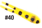 Betts Spin 1/8 Value Pack Split Tail Chart Black Spots - MarineQuest Supply