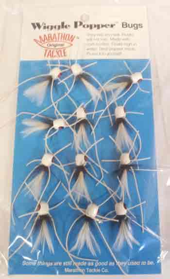 Betts Wiggle Popper White/Black/White Size 10 12/card - MarineQuest Supply