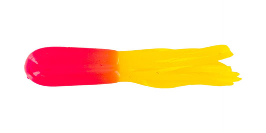 Big Bite Crappie Tubes 1.5in 10ct Pink/Yellow - MarineQuest Supply