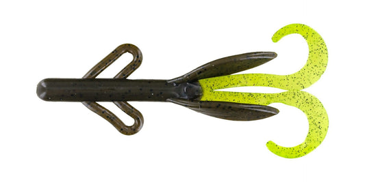 Big Bite Creature 4in 10ct Green Pumpin Chartreuse - MarineQuest Supply