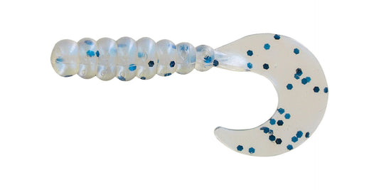 Big Bite Fat Grub 5in 10ct Blue Pearl Pepper - MarineQuest Supply