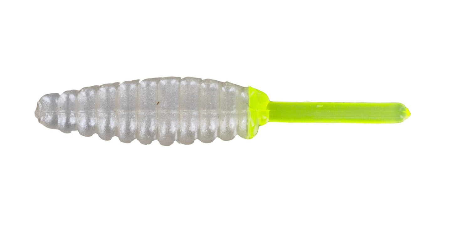 Big Bite Panfish Minnow 1.5in 10ct Pearl Chartreuse - MarineQuest Supply