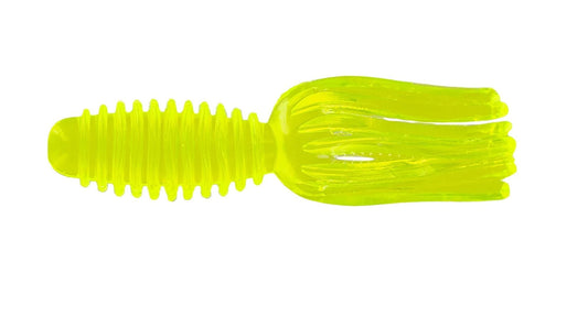 Big Bite Slab Tube 1.75in 10ct Chartreuse - MarineQuest Supply