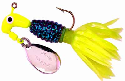 Blakemore Crappie Tamer 1/16oz 2ct June Bug/Chartreuse - MarineQuest Supply