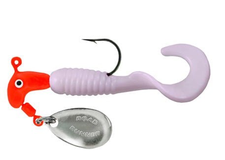Blakemore Curly Tail 1/16oz 2pk Red/White - MarineQuest Supply