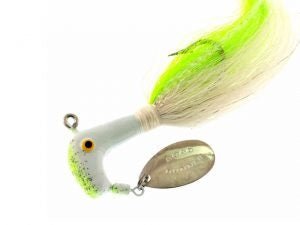 Blakemore Road Runner Bucktail 1/2oz 4/0 Ch/WH - CH/WH 6/cd - MarineQuest Supply