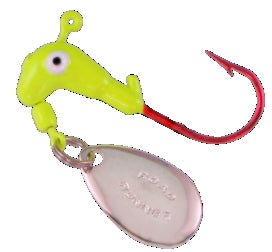 Blakemore Road Runner Head Barbed 1/8oz 4ct Chartreuse - MarineQuest Supply