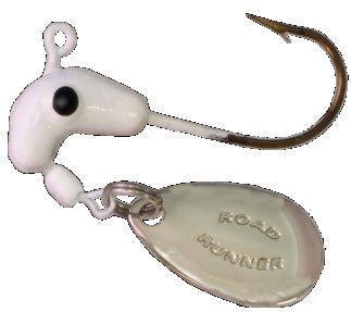 Blakemore Road Runner Heads 1/32oz 4ct White - MarineQuest Supply