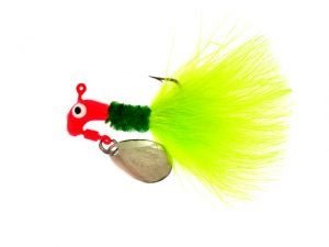 Blakemore Road Runner Maribou 1/16ozRed/Green/Chartreuse 12/cd - MarineQuest Supply