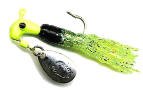 Blakemore Road Runner Turbo Tail 1/16oz 2pk Black/Chartreuse - MarineQuest Supply