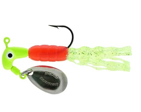 Blakemore Road Runner Turbo Tail 1/16oz 2pk Chart/Red/Chart - MarineQuest Supply