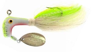 Blakemore Saltwater Head 1oz 2ct White/Chartreuse - MarineQuest Supply