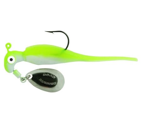 Blakemore Slab Runner w/Baby Shad 1/16oz 2 Bone White Chart - MarineQuest Supply