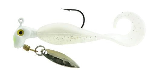 Blakemore Vibe Runner 1/8oz, 1 hook 1ct White Ice - MarineQuest Supply