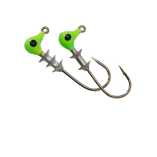 Bobby Garland Dockt'r Shooter Head 1/32 10ct Chartreuse - MarineQuest Supply