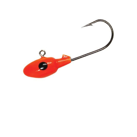 Bobby Garland Mo Glo Jig Head 1/8oz 10ct Orange Glo - MarineQuest Supply
