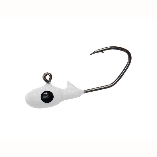 Bobby Garland Overbite Sickle Jig Head 1/16oz 10ct Ghost - MarineQuest Supply