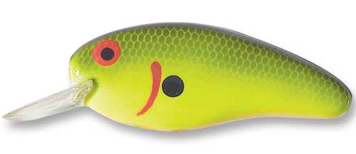 Bomber Model Flat A 3/8 Black Chartreuse - MarineQuest Supply